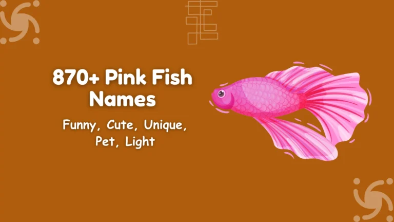 Pink Fish Names