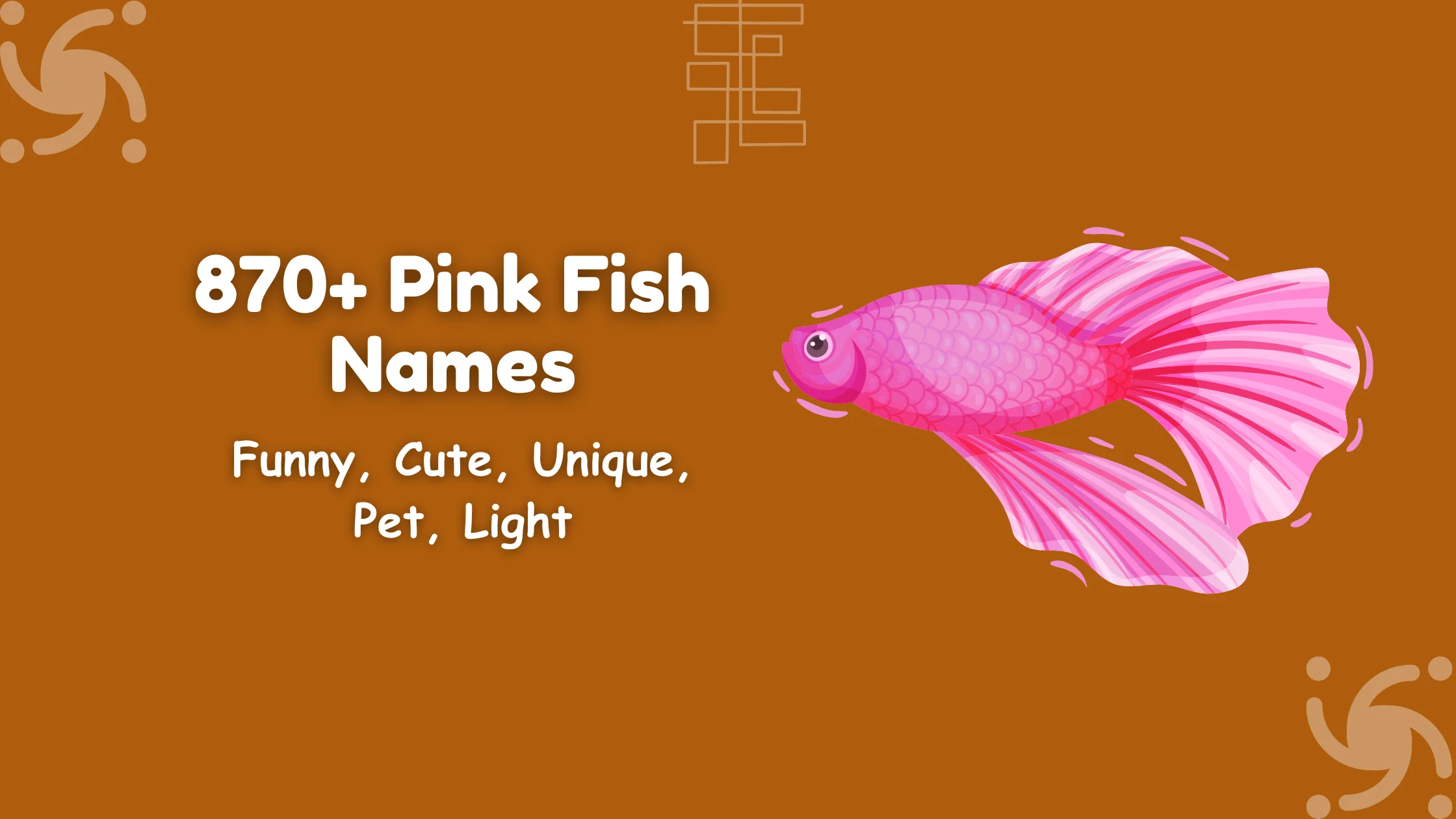 Pink Fish Names