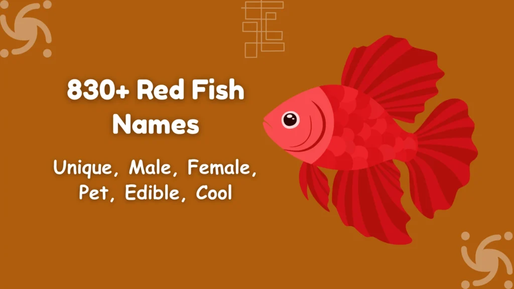 Red Fish Names